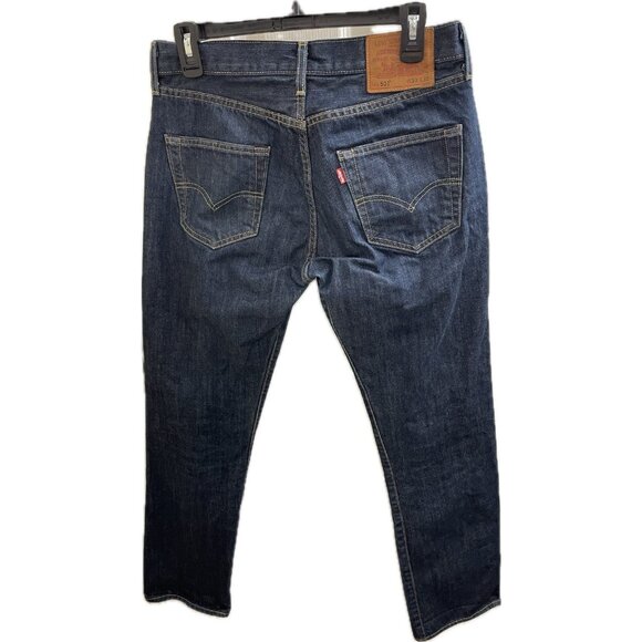 Levi's BIG E Premium Men's 501 Leather Patch 30x32 (30x31) Button Fly Dark
